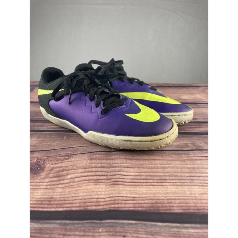 Nike Hypervenom X Purple Indoor Soccer Shoes Size 3.5Y Style - 749923-507